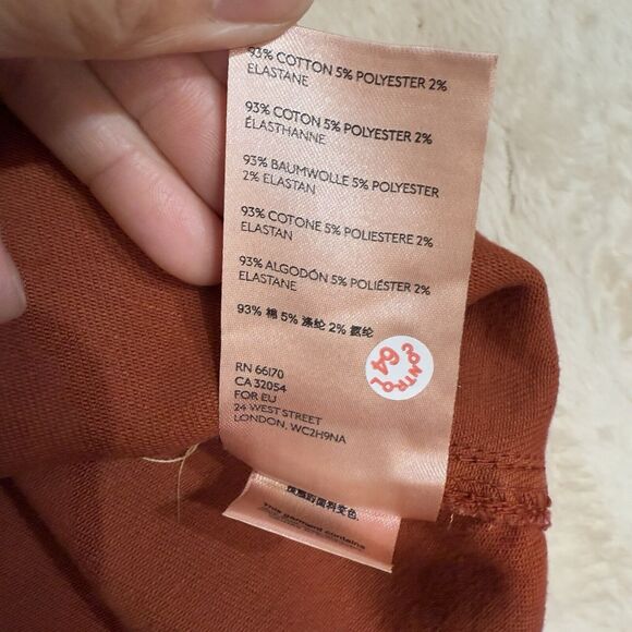 NWT Free People Zip Mini Skirt  Size 28 Reddish‎ Brown MSRP $68 Boho - Picture 8 of 16